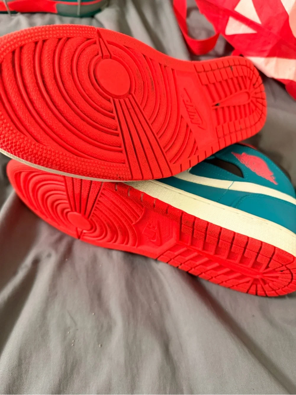 Air Jordan 1 Mid  Hyper Turquoise / Infrared 23 2014